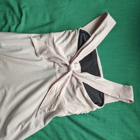 Lululemon Reversible Pink/Gray Adjustable Jersey Midi Dress - Picture 7 of 16